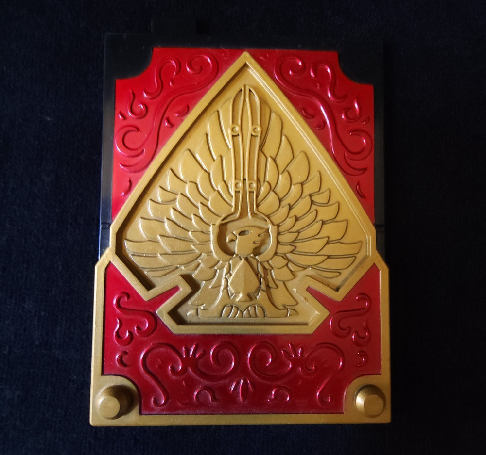 Bandai Kamen Rider Blade Series DX Rouse Absorber Toy Red Gold Card Plate